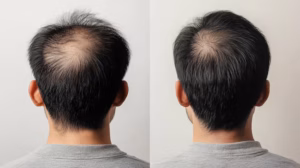 PRP Treatment 1 hair loss treatment before after by glow dermatology treatment